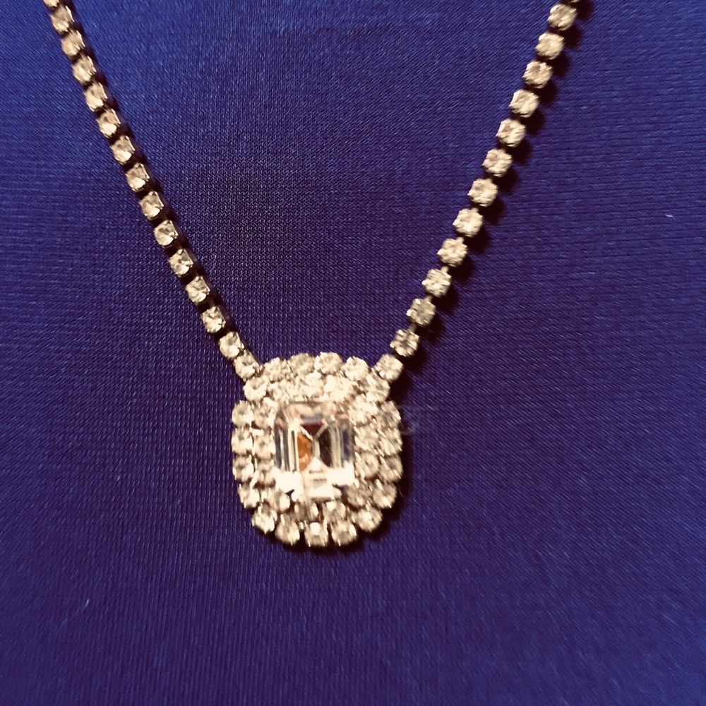 Fabulous vintage rhinestone necklace - Picture 3 of 5